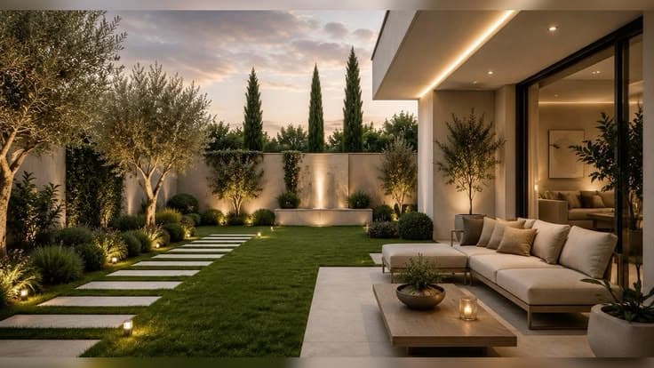 Contemporary Villa Landscape Contemporary Villa Landscape
